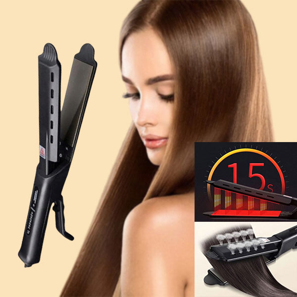 Tourmaline ceramic hair straightener