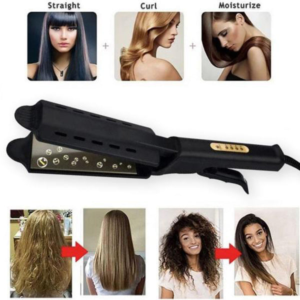 Tourmaline ceramic hair straightener
